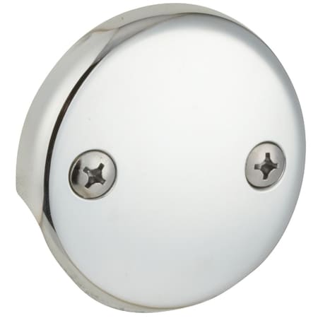 All-Source Two-Hole Chrome Bath Drain Face Plate 456330